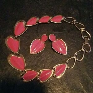 Vintage Napier necklace and matching earrings